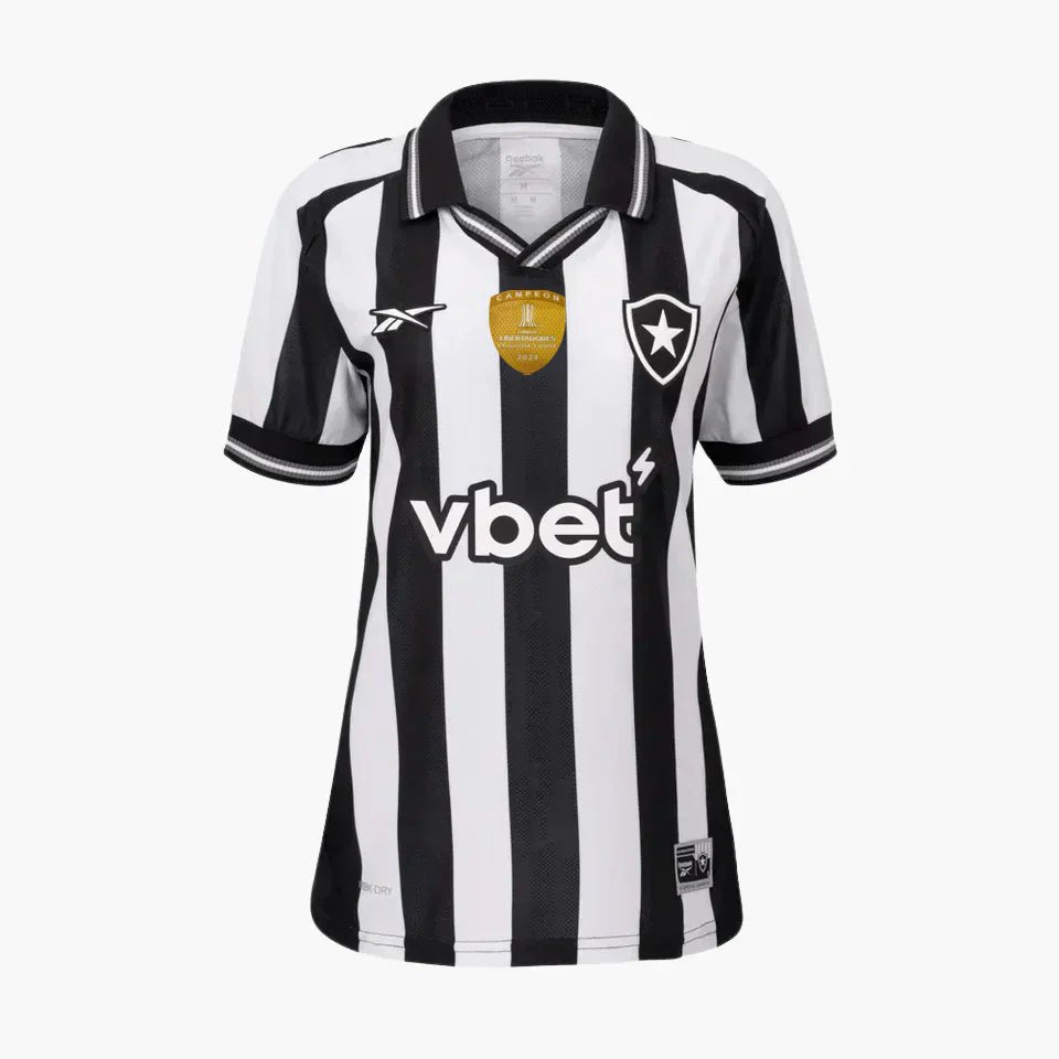 Camisa Feminina Reebok Botafogo 2025/26 - Patch Campeao Libertadores - FutStore