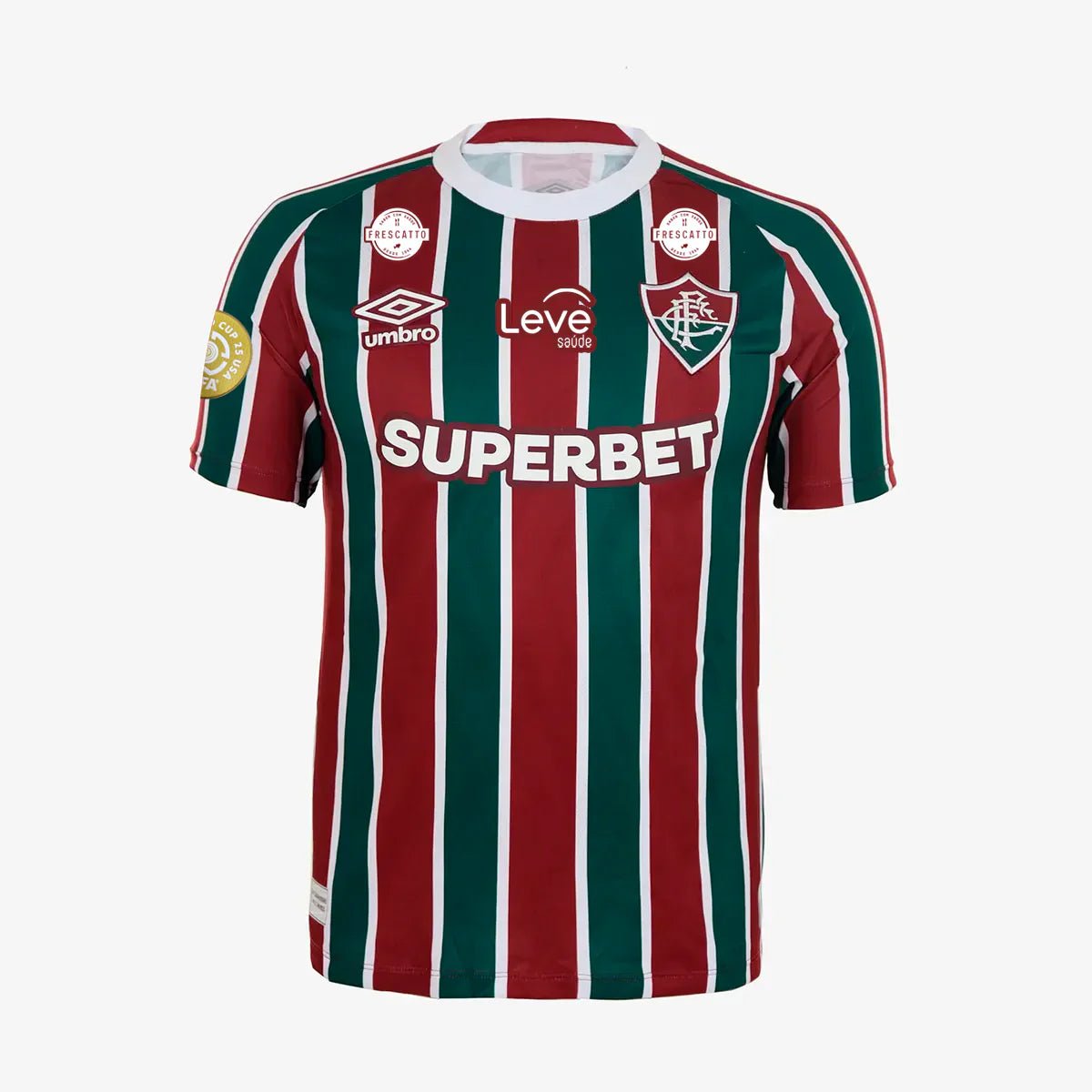 Camisa Umbro Fluminense 2025/26 I - All Sponsor e Patch Mundial - FutStore