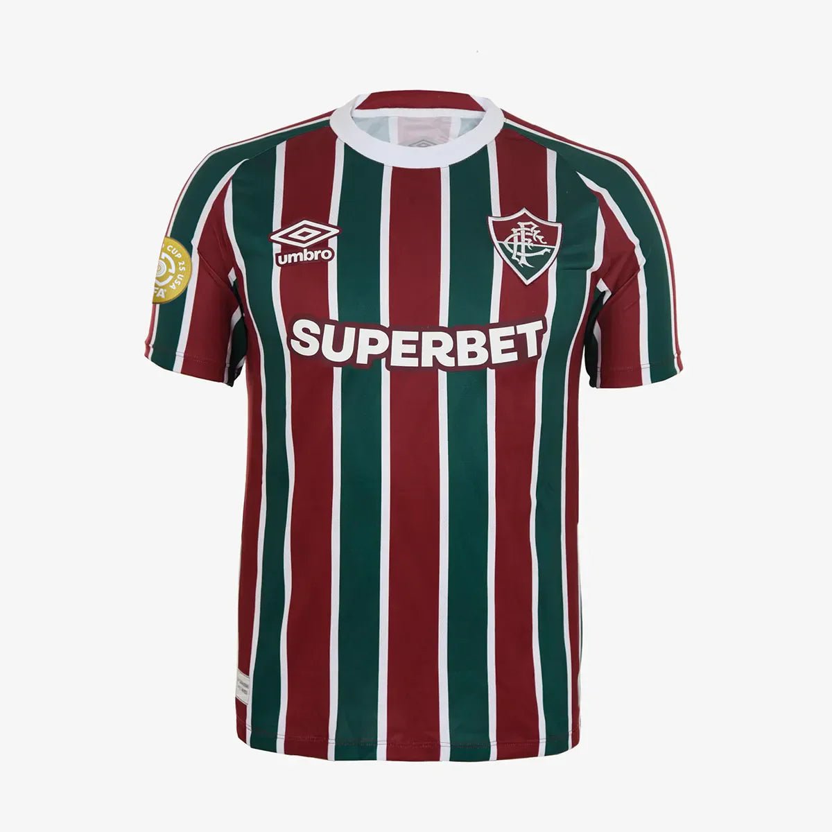 Camisa Umbro Fluminense 2025/26 I Jogador Authentic Player [Slim Fit] Player [Slim Fit] Player [Slim Fit] - Patch Mundial [Slim Fit] - FutStore