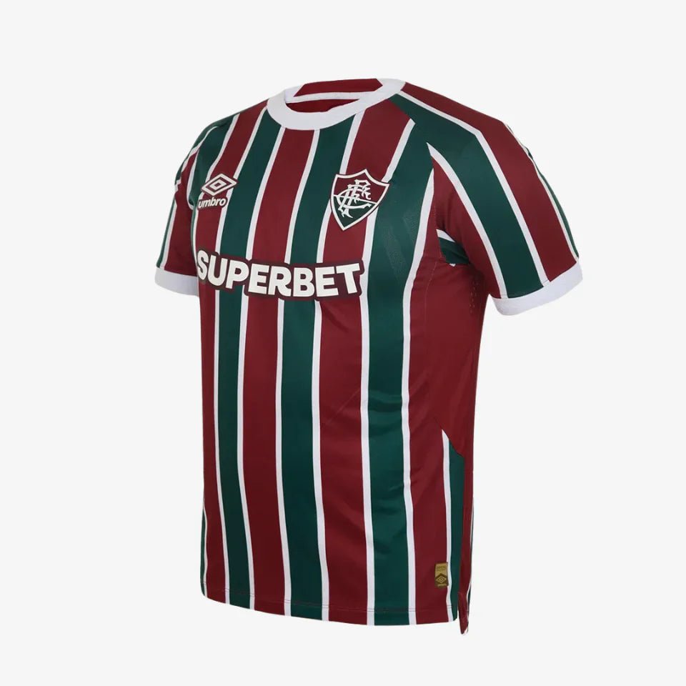 Camisa Umbro Fluminense 2025/26 I Jogador Authentic Player [Slim Fit] Player [Slim Fit] Player [Slim Fit] - Patch Mundial [Slim Fit] - FutStore