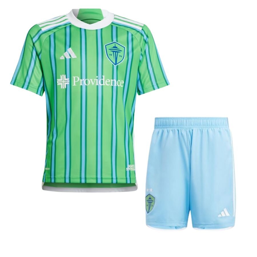 Kids Kit Seattle Sounders FC Home Fan Jersey 2025/26 - FutStore