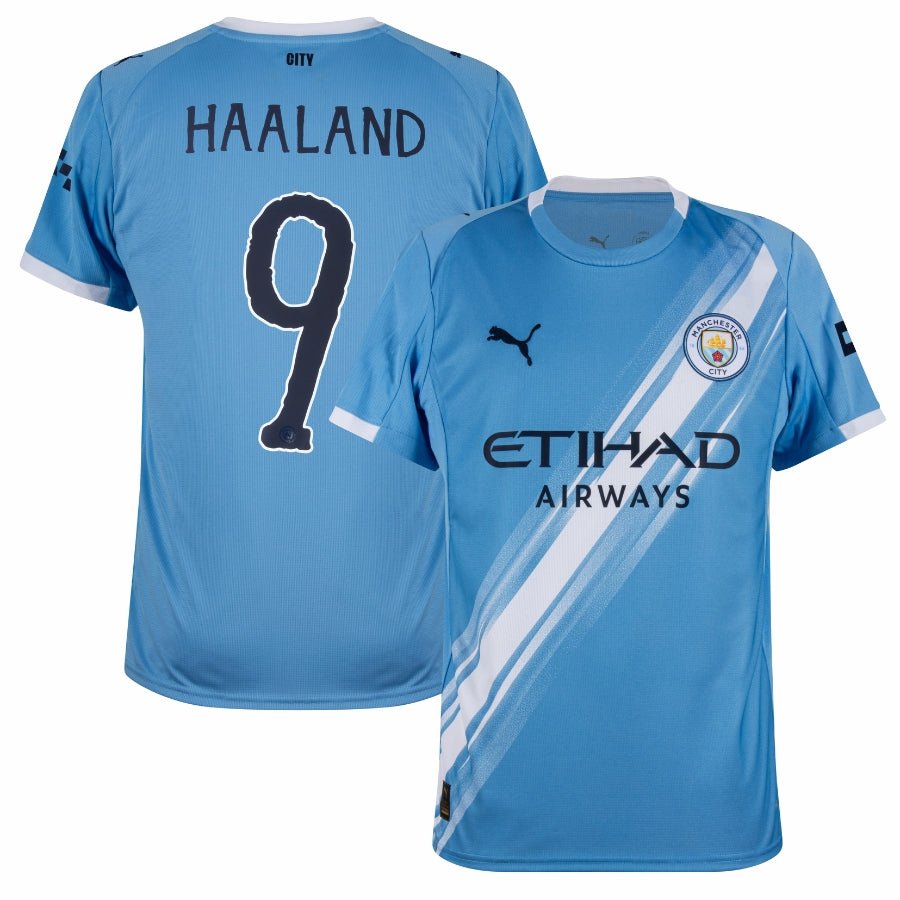 Manchester City Home Haaland 9 Fan Jersey 2025/26 - FutStore