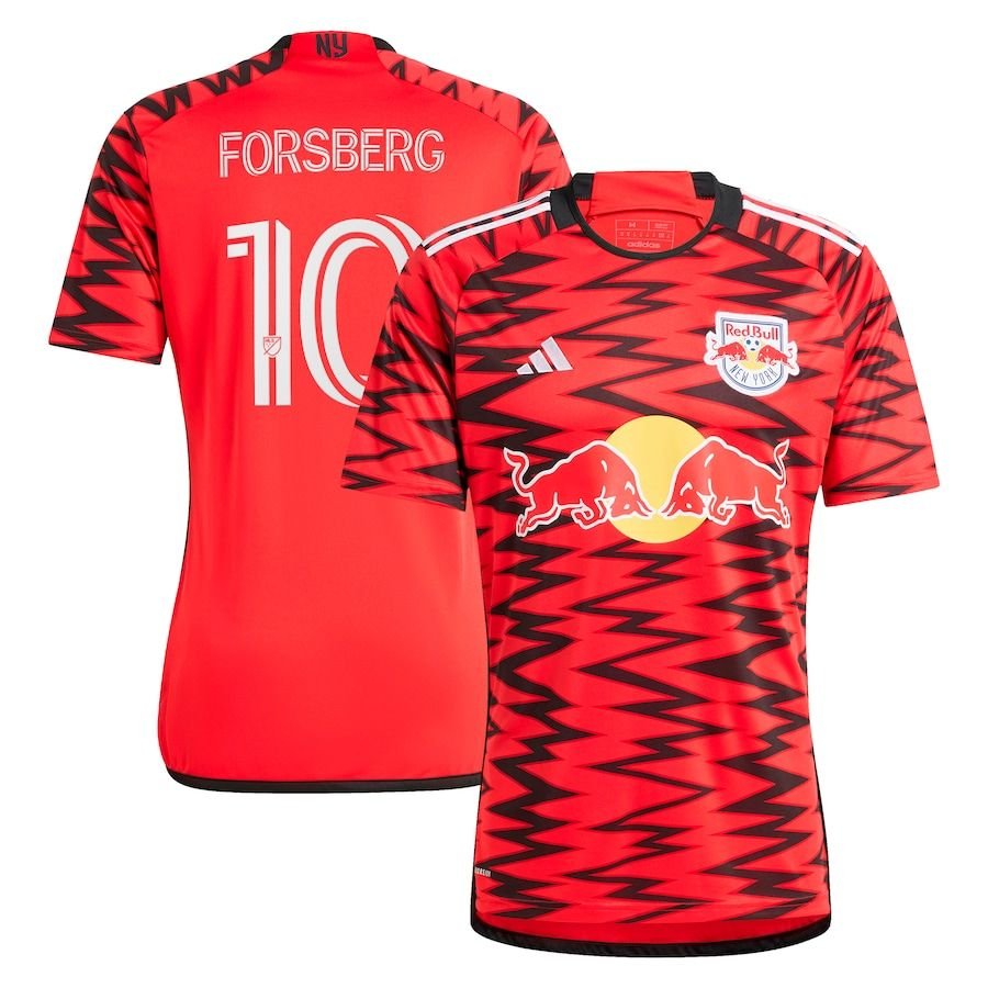New York Red Bulls Forsberg 10 Home Fan Jersey 2025/26 - FutStore