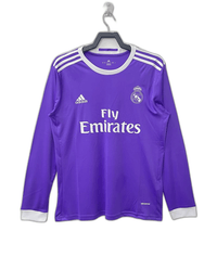 Miniatura Real Madrid 16/17 II Away Jersey - Long Sleeve Retro Version